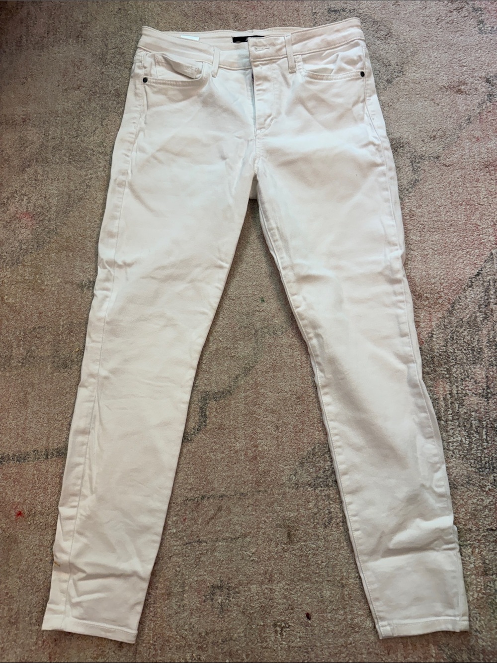 Sam Edelman White Skinny Jeans - Stretch Slim Fit